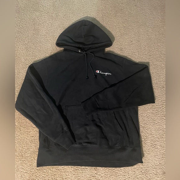 Champion Other - CHAMPION REVERSE WEAVE HOODIE SZ. LARGE BLACK